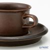 【1点限り】北欧ヴィンテージ アラビア（ARABIA） ルスカ／Ruska モカカップ＆ソーサー 04