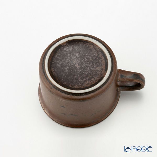 【1点限り】北欧ヴィンテージ アラビア（ARABIA） ルスカ／Ruska モカカップ＆ソーサー 05