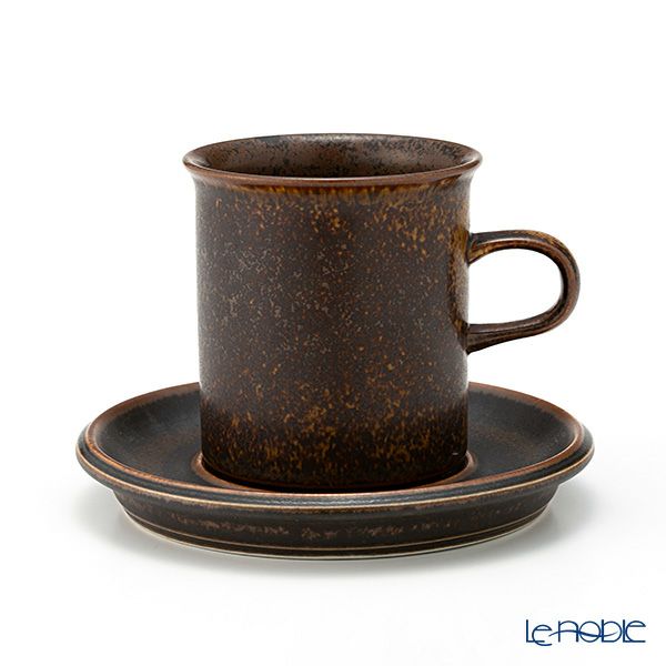 【1点限り】北欧ヴィンテージ アラビア（ARABIA） ルスカ／Ruska コーヒーカップ＆ソーサー 01