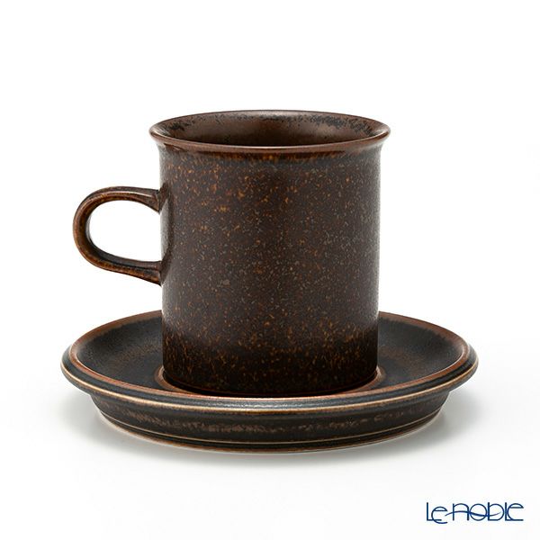 【1点限り】北欧ヴィンテージ アラビア（ARABIA） ルスカ／Ruska コーヒーカップ＆ソーサー 01