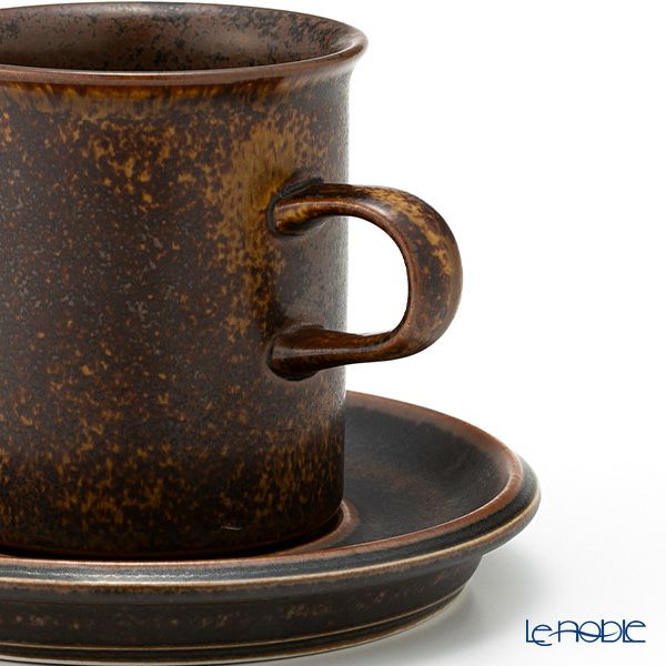 【1点限り】北欧ヴィンテージ アラビア（ARABIA） ルスカ／Ruska コーヒーカップ＆ソーサー 01