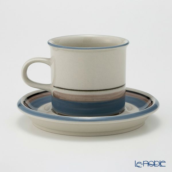 【1点限り】北欧ヴィンテージ アラビア（ARABIA） ウートゥア／Uhtua コーヒーカップ＆ソーサー 01