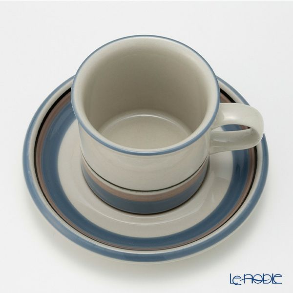 【1点限り】北欧ヴィンテージ アラビア（ARABIA） ウートゥア／Uhtua コーヒーカップ＆ソーサー 01