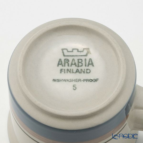 【1点限り】北欧ヴィンテージ アラビア（ARABIA） ウートゥア／Uhtua コーヒーカップ＆ソーサー 01