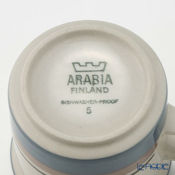 【1点限り】北欧ヴィンテージ アラビア（ARABIA） ウートゥア／Uhtua コーヒーカップ＆ソーサー 03