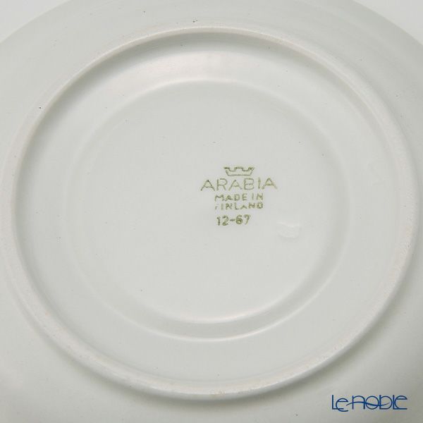 【1点限り】北欧ヴィンテージ アラビア（ARABIA） アイタ／Aita ステンシルシリーズ コーヒーカップ＆ソーサー 01