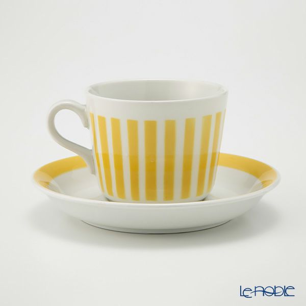 【1点限り】北欧ヴィンテージ アラビア（ARABIA） アイタ／Aita ステンシルシリーズ コーヒーカップ＆ソーサー 02