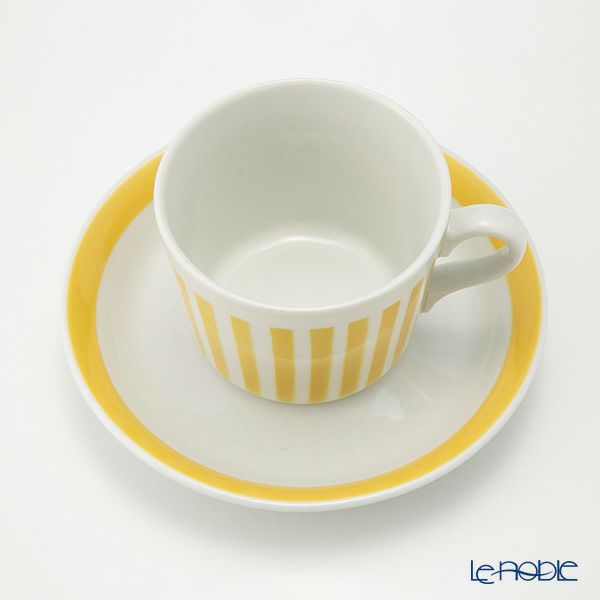 【1点限り】北欧ヴィンテージ アラビア（ARABIA） アイタ／Aita ステンシルシリーズ コーヒーカップ＆ソーサー 02