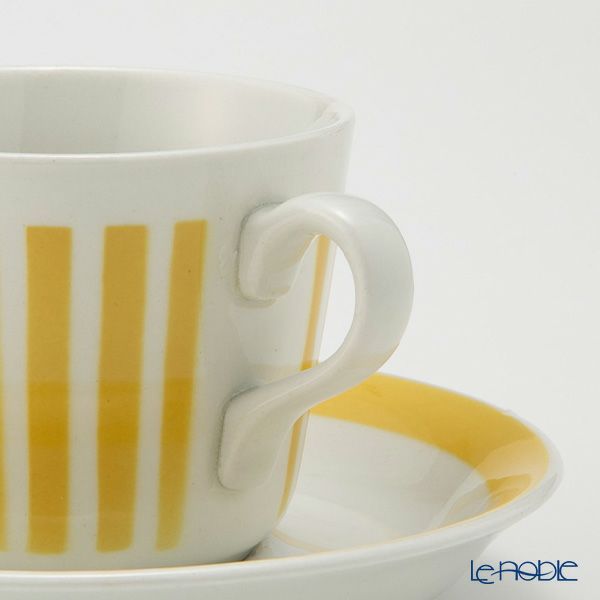 【1点限り】北欧ヴィンテージ アラビア（ARABIA） アイタ／Aita ステンシルシリーズ コーヒーカップ＆ソーサー 02