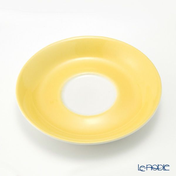 【1点限り】北欧ヴィンテージ アラビア（ARABIA）ステンシルシリーズ コーヒーカップ＆ソーサー ブルー×イエロー