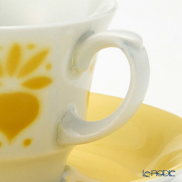 【1点限り】北欧ヴィンテージ アラビア（ARABIA） レティッカ／Retikka ステンシルシリーズ コーヒーカップ＆ソーサー 01