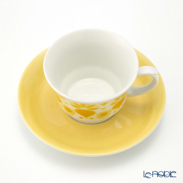 【1点限り】北欧ヴィンテージ アラビア（ARABIA） レティッカ／Retikka ステンシルシリーズ コーヒーカップ＆ソーサー 02