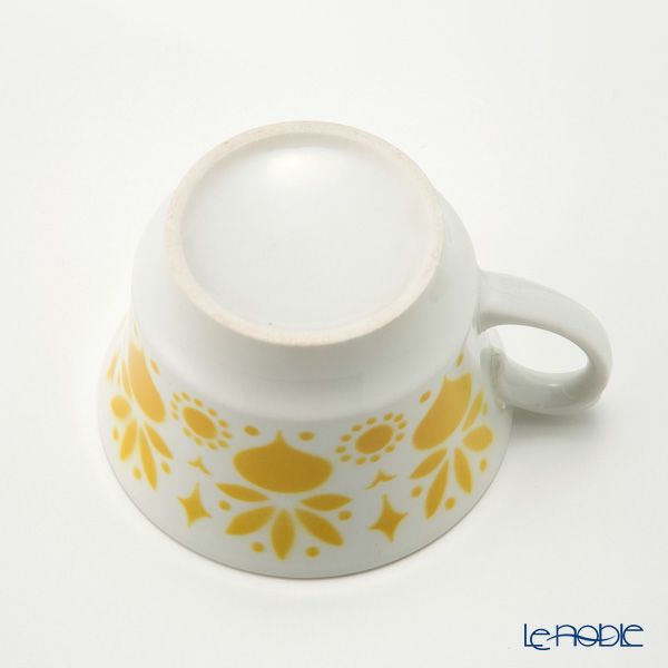 【1点限り】北欧ヴィンテージ アラビア（ARABIA） レティッカ／Retikka ステンシルシリーズ コーヒーカップ＆ソーサー 02