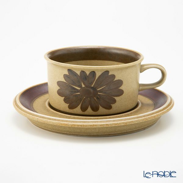 【1点限り】北欧ヴィンテージ アラビア（ARABIA） トゥントゥリ／Tunturi トリオセット ティーカップ＆ソーサー 02