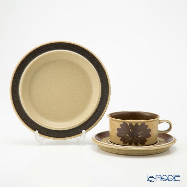 【1点限り】北欧ヴィンテージ アラビア（ARABIA） トゥントゥリ／Tunturi トリオセット ティーカップ＆ソーサー 03