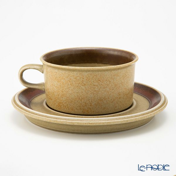 【1点限り】北欧ヴィンテージ アラビア（ARABIA） トゥントゥリ／Tunturi トリオセット ティーカップ＆ソーサー 03