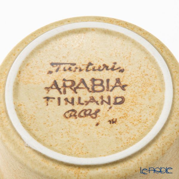 【1点限り】北欧ヴィンテージ アラビア（ARABIA） トゥントゥリ／Tunturi トリオセット ティーカップ＆ソーサー 03