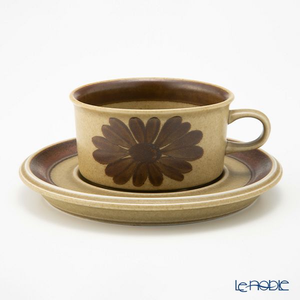 【1点限り】北欧ヴィンテージ アラビア（ARABIA） トゥントゥリ／Tunturi トリオセット ティーカップ＆ソーサー 04