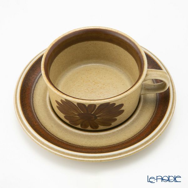 【1点限り】北欧ヴィンテージ アラビア（ARABIA） トゥントゥリ／Tunturi トリオセット ティーカップ＆ソーサー 04