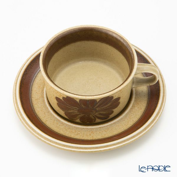 【1点限り】北欧ヴィンテージ アラビア（ARABIA） トゥントゥリ／Tunturi トリオセット ティーカップ＆ソーサー 05