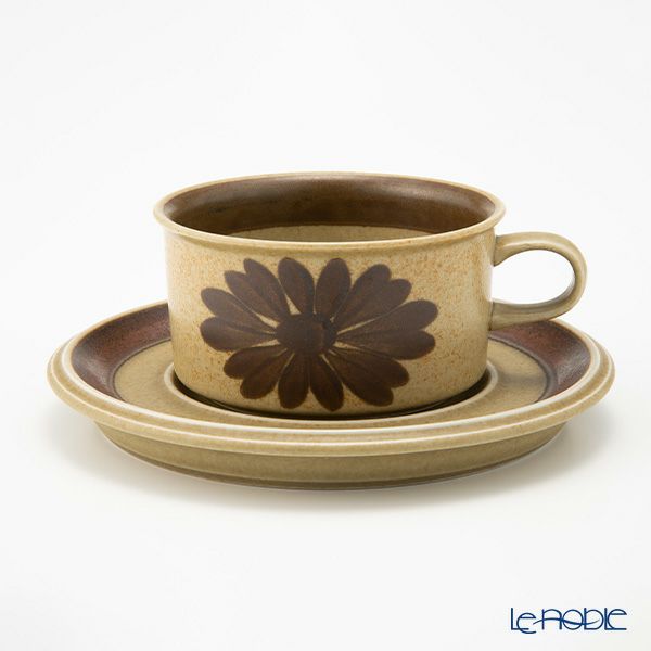 【1点限り】北欧ヴィンテージ アラビア（ARABIA） トゥントゥリ／Tunturi トリオセット ティーカップ＆ソーサー 06