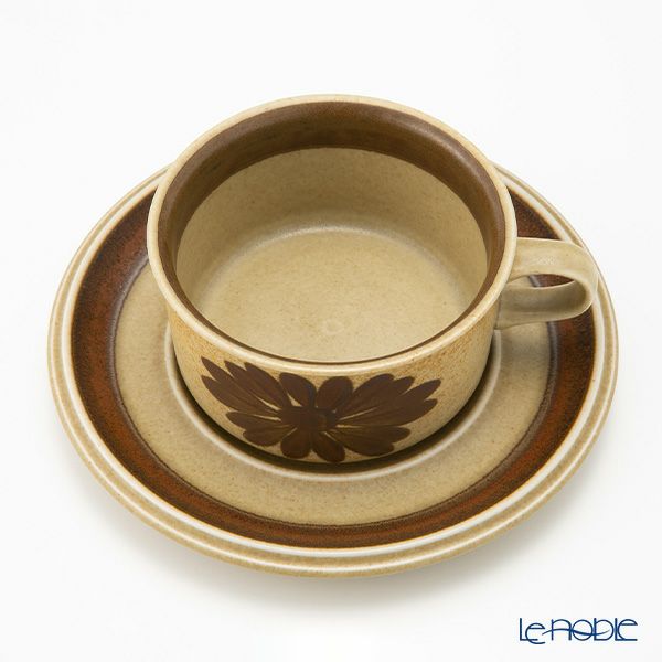 【1点限り】北欧ヴィンテージ アラビア（ARABIA） トゥントゥリ／Tunturi トリオセット ティーカップ＆ソーサー 06