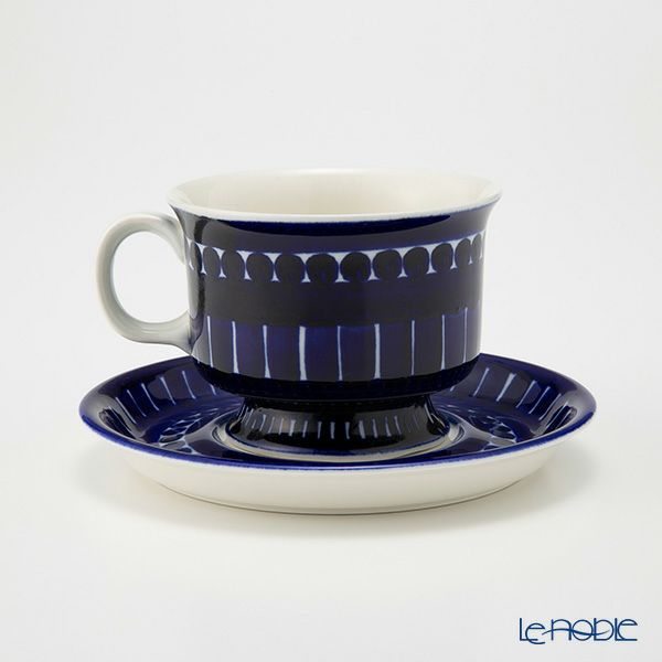 【1点限り】北欧ヴィンテージ アラビア（ARABIA） バレンシア／Valencia コーヒーカップ＆ソーサー 01