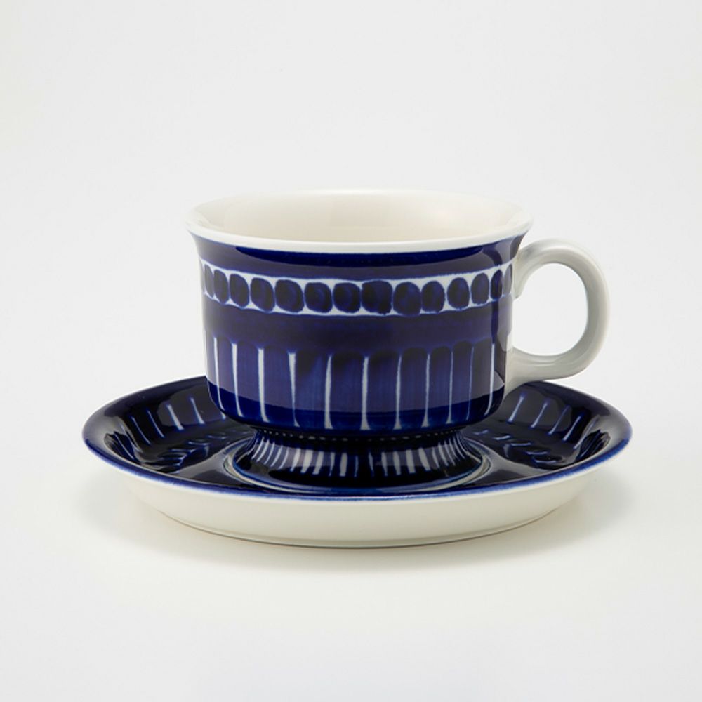 【1点限り】北欧ヴィンテージ アラビア（ARABIA） バレンシア／Valencia コーヒーカップ＆ソーサー 02