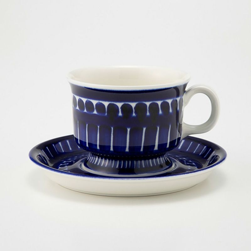 【1点限り】北欧ヴィンテージ アラビア（ARABIA） バレンシア／Valencia コーヒーカップ＆ソーサー 03