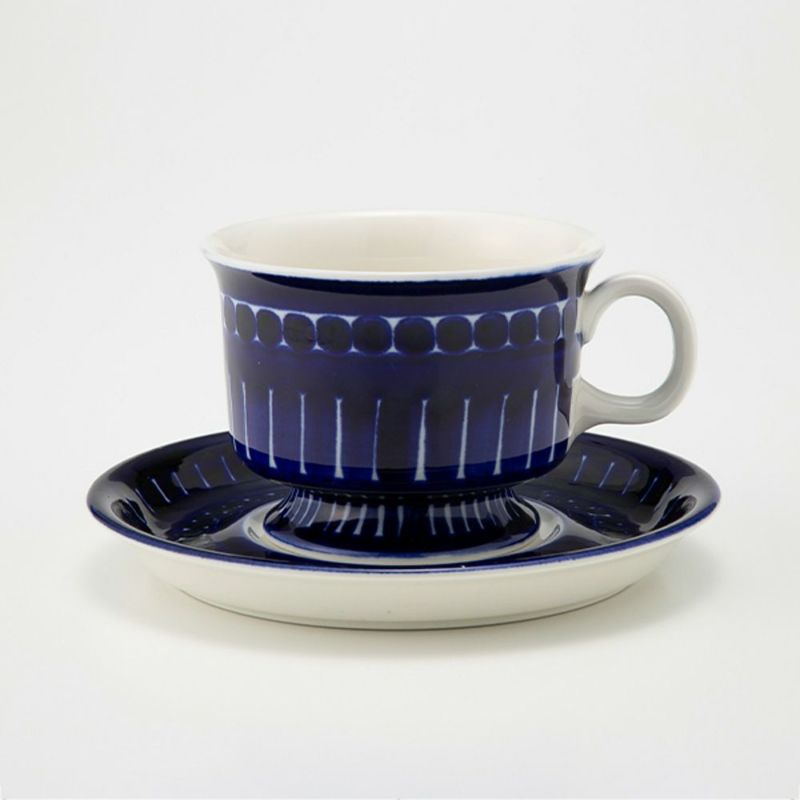 【1点限り】北欧ヴィンテージ アラビア（ARABIA） バレンシア／Valencia コーヒーカップ＆ソーサー 04