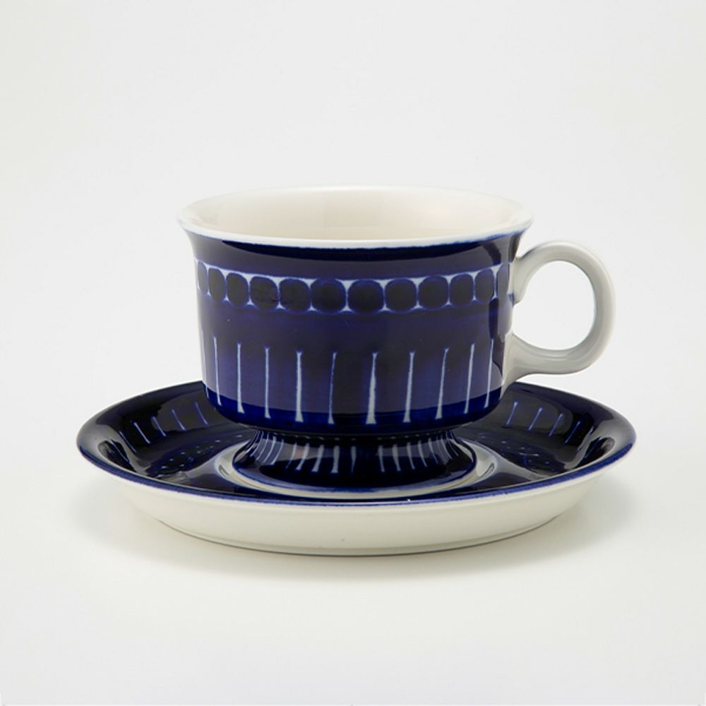 【1点限り】北欧ヴィンテージ アラビア（ARABIA） バレンシア／Valencia コーヒーカップ＆ソーサー 04