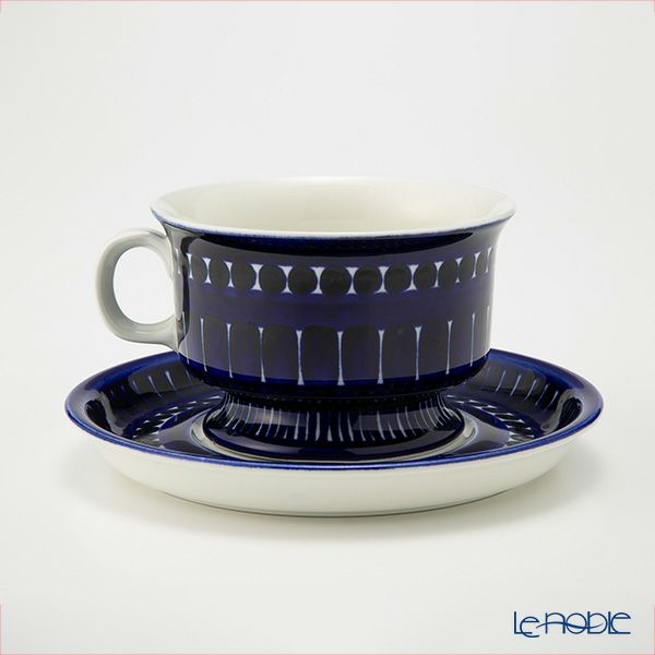 【1点限り】北欧ヴィンテージ アラビア（ARABIA） バレンシア／Valencia ティーカップ＆ソーサー 02