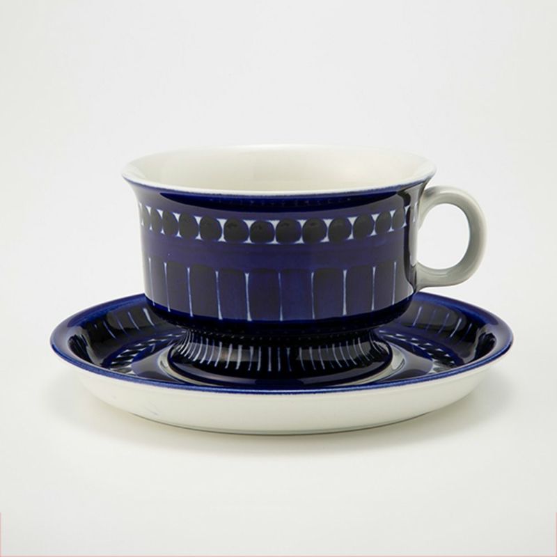 【1点限り】北欧ヴィンテージ アラビア（ARABIA） バレンシア／Valencia ティーカップ＆ソーサー 02