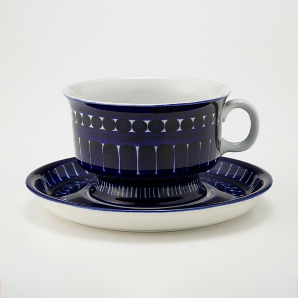 【1点限り】北欧ヴィンテージ アラビア（ARABIA） バレンシア／Valencia ティーカップ＆ソーサー 03