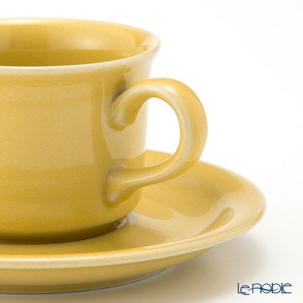 【1点限り】北欧ヴィンテージ アラビア（ARABIA） コーヒーカップ＆ソーサー イエロー 01