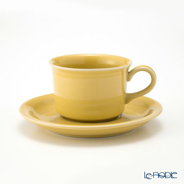 【1点限り】北欧ヴィンテージ アラビア（ARABIA） コーヒーカップ＆ソーサー イエロー 02