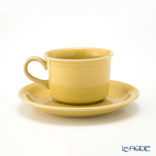 【1点限り】北欧ヴィンテージ アラビア（ARABIA） コーヒーカップ＆ソーサー イエロー 02