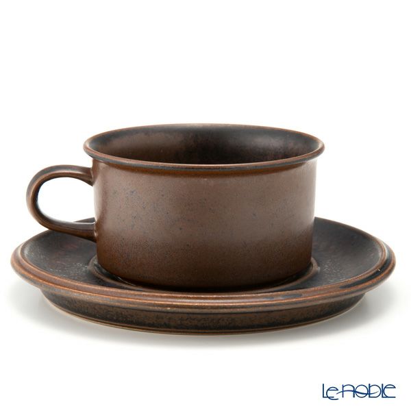 【1点限り】北欧ヴィンテージ アラビア（ARABIA） ルスカ／Ruska ティーカップ＆ソーサー