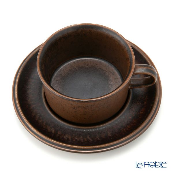 【1点限り】北欧ヴィンテージ アラビア（ARABIA） ルスカ／Ruska ティーカップ＆ソーサー