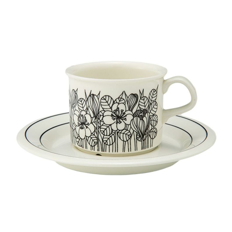 【1点限り】北欧ヴィンテージ アラビア（ARABIA）クロッカス／Krokus（AR） コーヒーカップ＆ソーサー