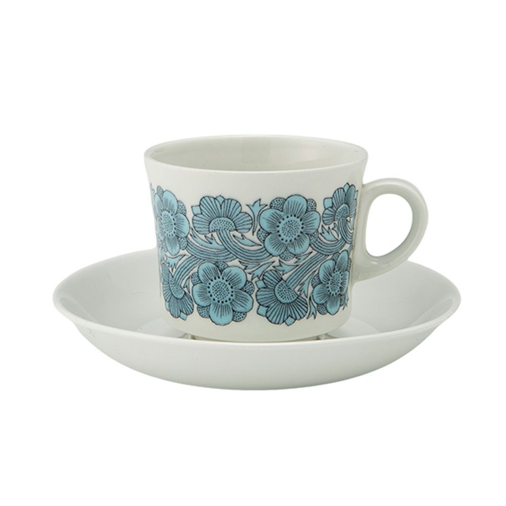 【1点限り】北欧ヴィンテージ アラビア（ARABIA） カリーナ／Kaarina カップ＆ソーサー