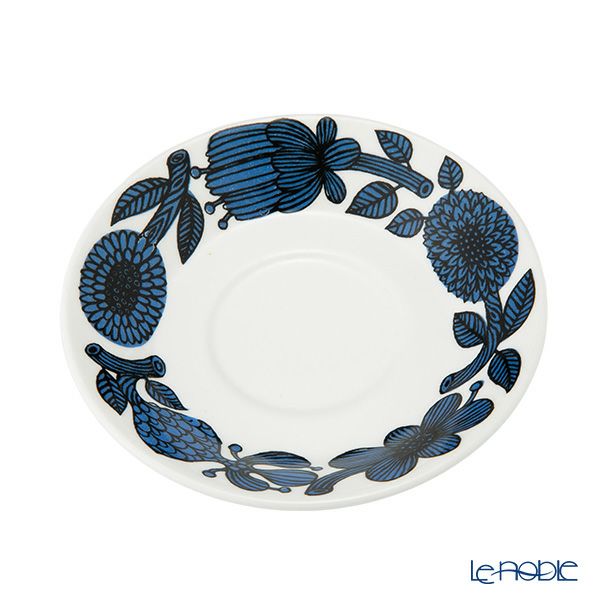 【1点限り】北欧ヴィンテージ グスタフスベリ（GUSTAVSBERG）ブルーアスター コーヒーカップ＆ソーサー 02