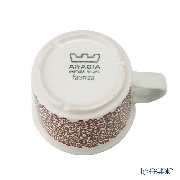 【1点限り】北欧ヴィンテージ アラビア（ARABIA） ファエンツァ／Faenza コーヒーカップ＆ソーサー
