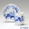 マイセン（Meissen） ブルーオーキッド 824001／23581 モカカップ＆ソーサー