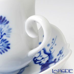 マイセン（Meissen） ブルーオーキッド 824001／23581 モカカップ＆ソーサー