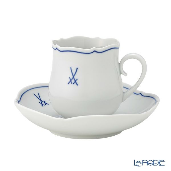 マイセン（Meissen） ホワイトマイセン（VIP） 825009／23582 コーヒーカップ＆ソーサー 150ml