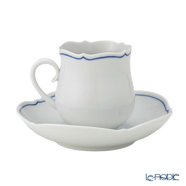 マイセン（Meissen） ホワイトマイセン（VIP） 825009／23582 コーヒーカップ＆ソーサー 150ml