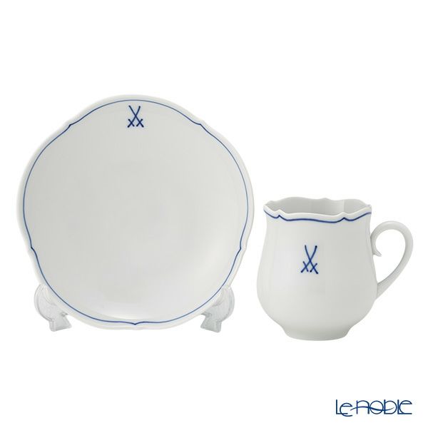 マイセン（Meissen） ホワイトマイセン（VIP） 825009／23582 コーヒーカップ＆ソーサー 150ml