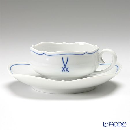 マイセン（Meissen） ホワイトマイセン（VIP） 825009／23633 ティーカップ＆ソーサー 150ml