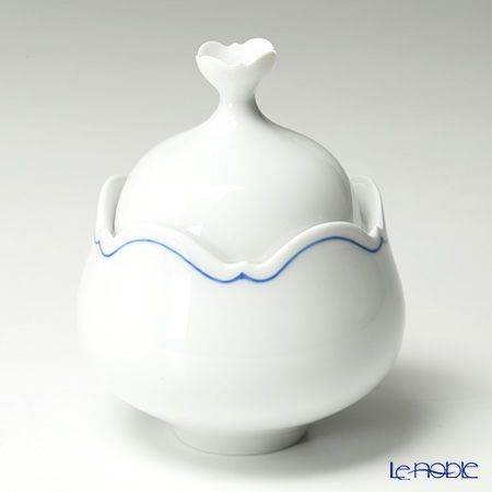 マイセン（Meissen） ホワイトマイセン（VIP） 825009／23925 カバードシュガー 11cm